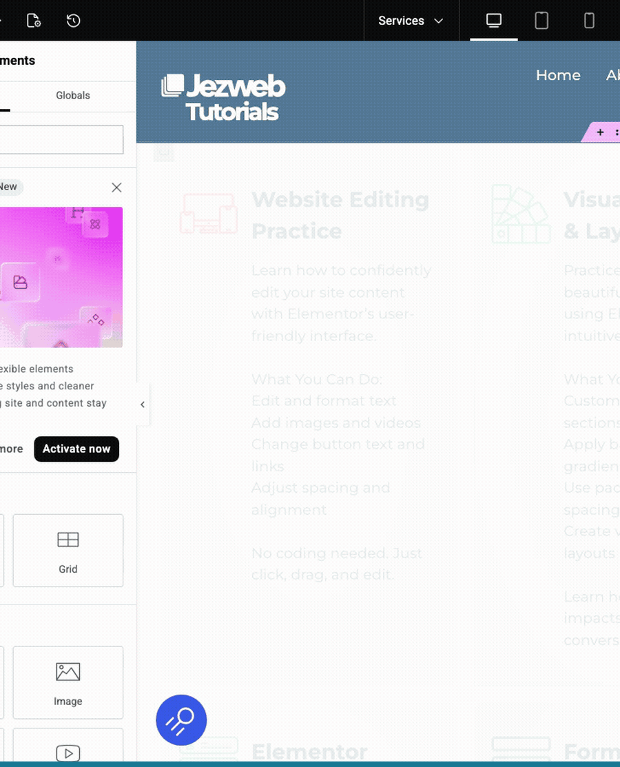 Step 3: Select the feature box (animation)